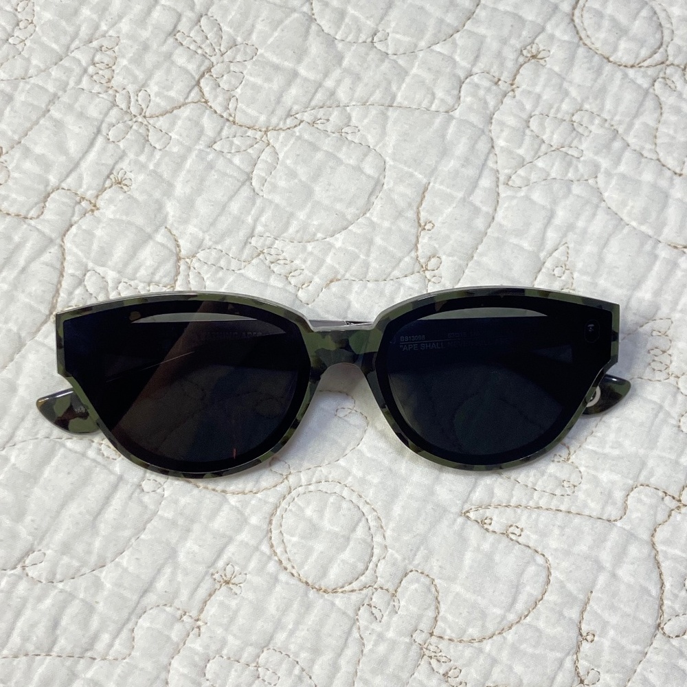A bathing ape camo sunglasses